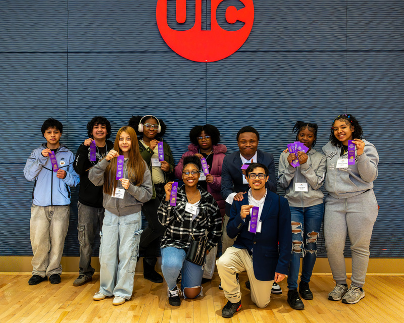 Orr Academy students competing at the Chicago Metro History Fair